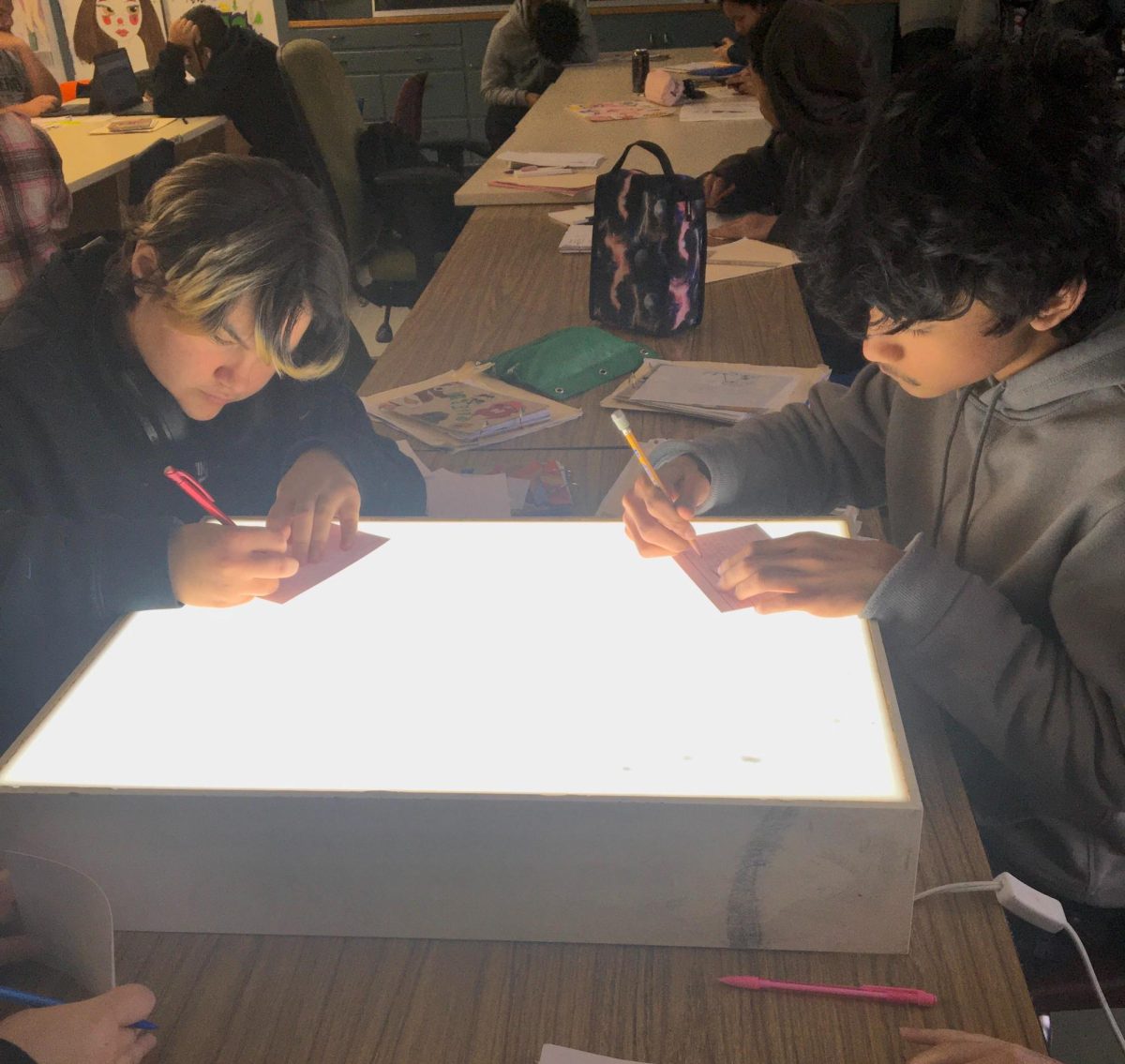 FHS students learn animation skills through creation of flipbook project