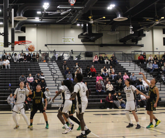 5 Tyrone Adams (12) making a free throw
(Chavez High School)